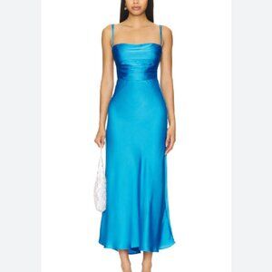 NWOT ASTR the Label Antlia Dress in Turquoise Blue size small